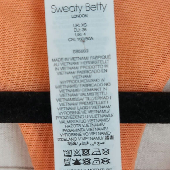 Sweaty Betty Power Workout Dress Orange, sz 4 - Picture 8 of 13